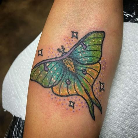 lunar moth tattoo|101 Amazing Luna Moth Tattoo Designs For 2024!